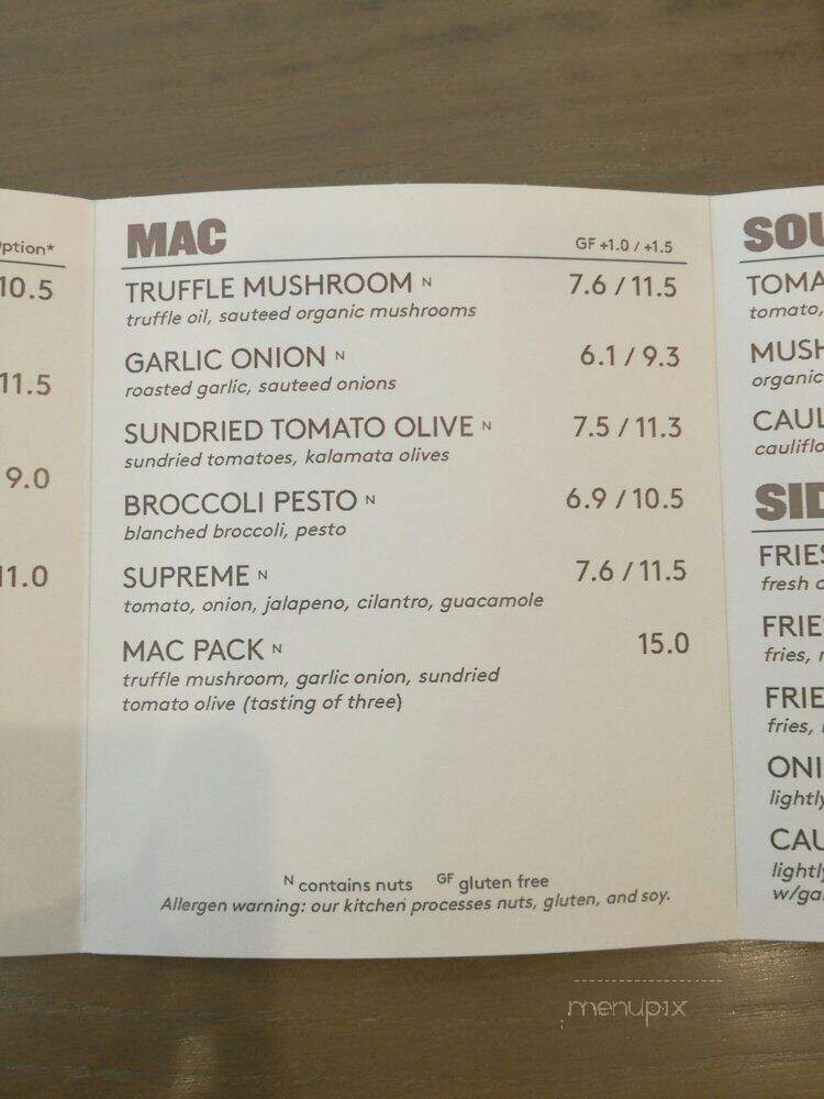 Parka Food Co - Toronto, ON menu_pic