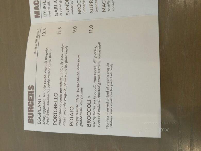 Parka Food Co - Toronto, ON menu_pic
