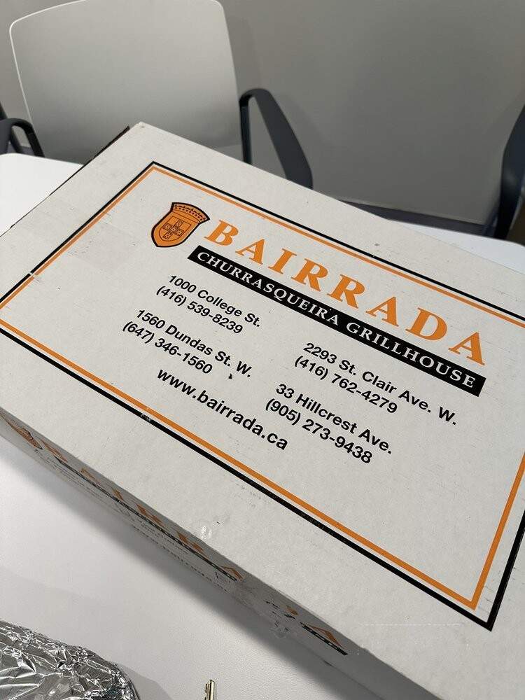 Bairrada Churrasqueira - Toronto, ON menu_pic