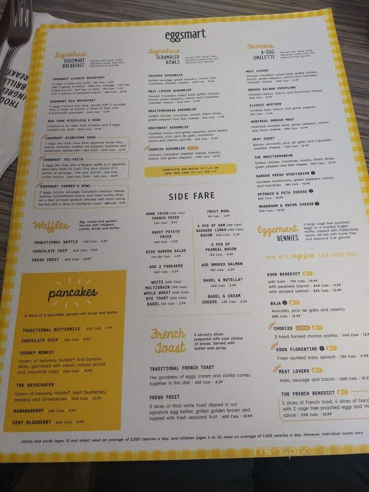 Eggsmart - Toronto, ON menu_pic