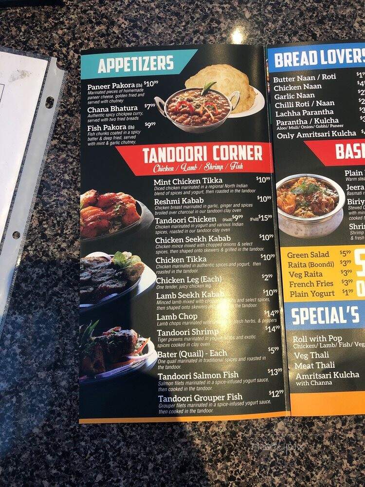King Tandoori - Mississauga, ON menu_pic