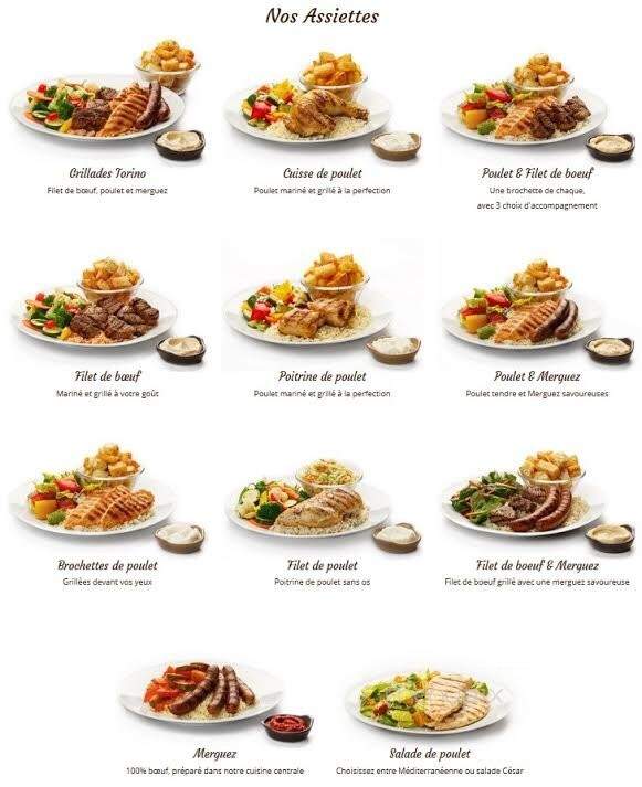 Grillades Torino - Nepean, ON menu_pic