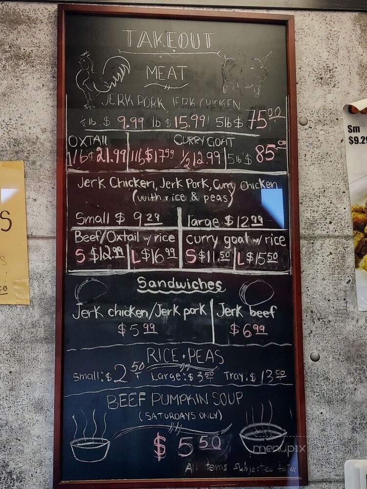 Fahmee Bakery & Jamaican Foods - Toronto, ON menu_pic
