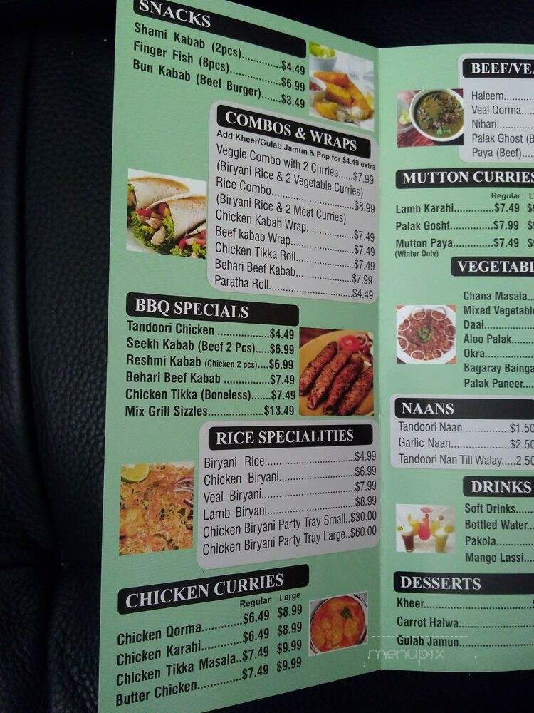 Silver Spoon - Toronto, ON menu_pic