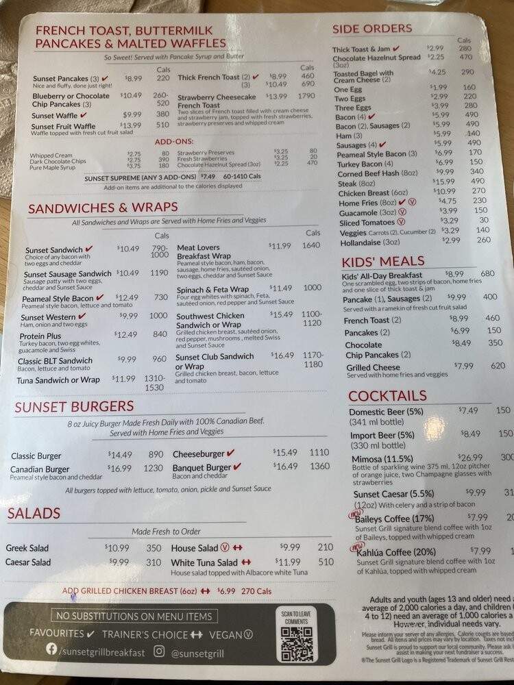 Sunset Grill - Mississauga, ON