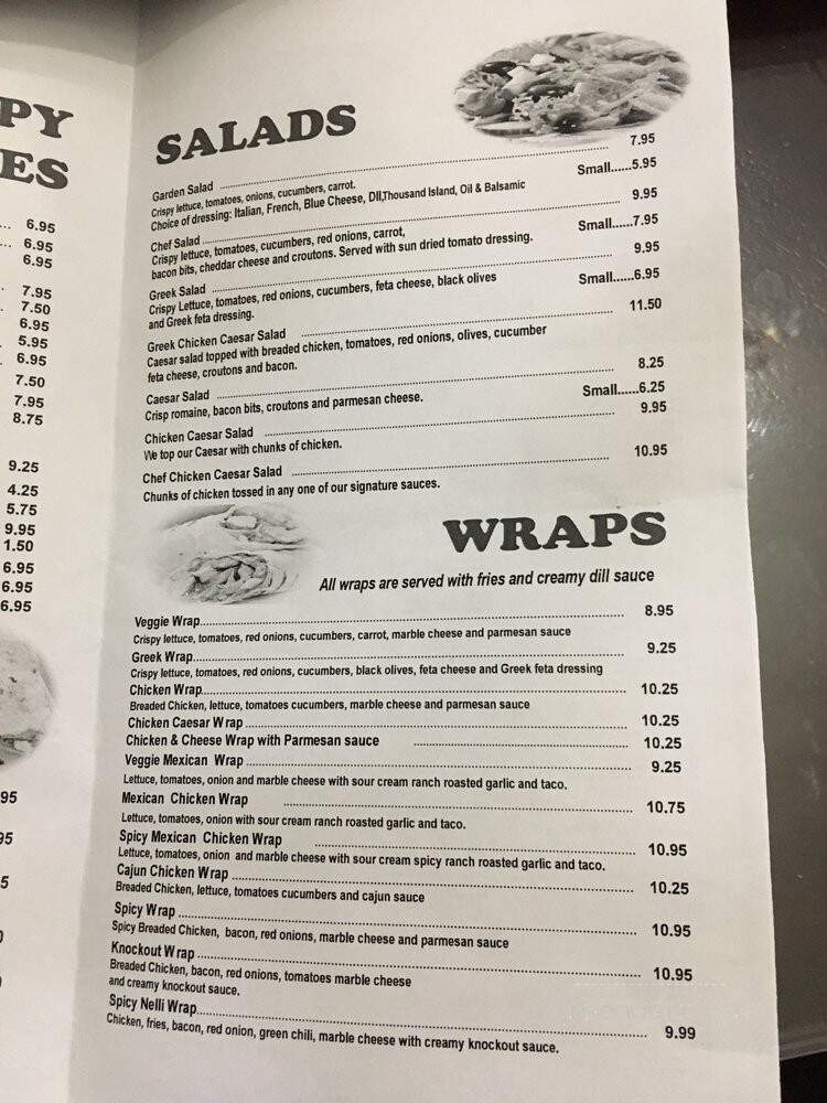 Town Wings - Toronto, ON menu_pic