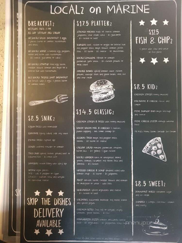 The BEACH Kitchen and Cocktails - White Rock, BC menu_pic
