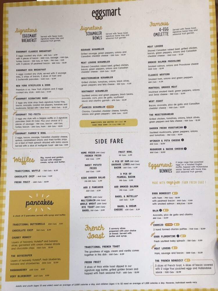 Eggsmart - Toronto, ON menu_pic
