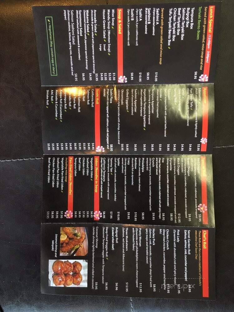 O Sushi - Toronto, ON menu_pic