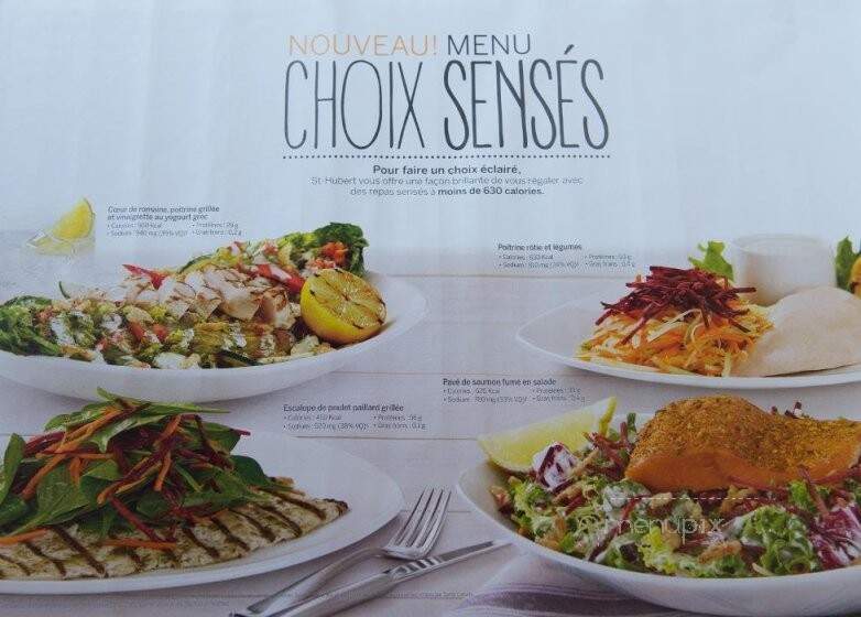 Rotisserie St-Hubert - Sainte-Agathe-des-Monts, QC menu_pic