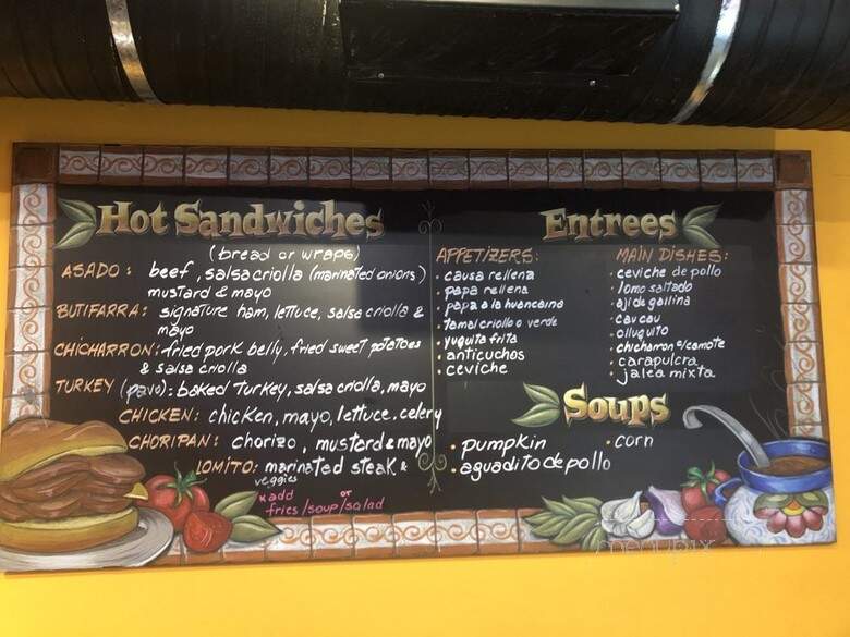 Silvestre Deli & Bistro - Vancouver, BC menu_pic