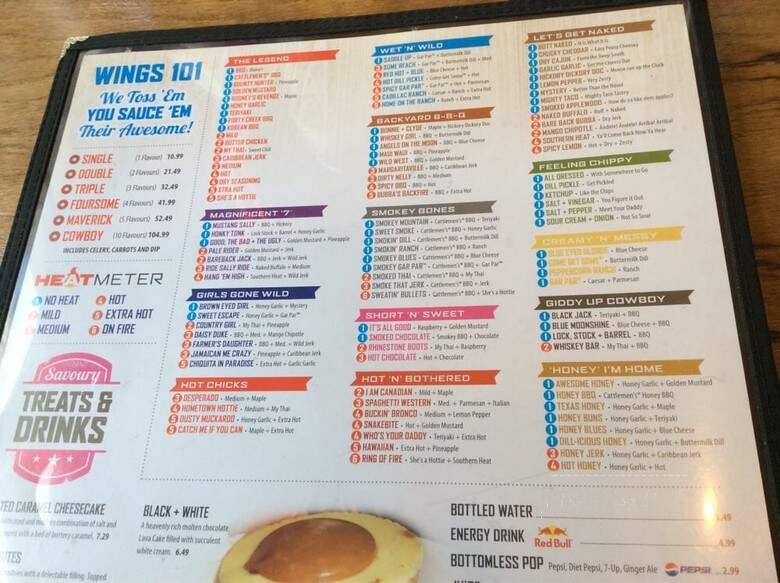 Wild Wing - Ottawa, ON menu_pic