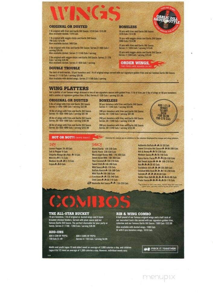 St. Louis Bar & Grill - Toronto, ON menu_pic