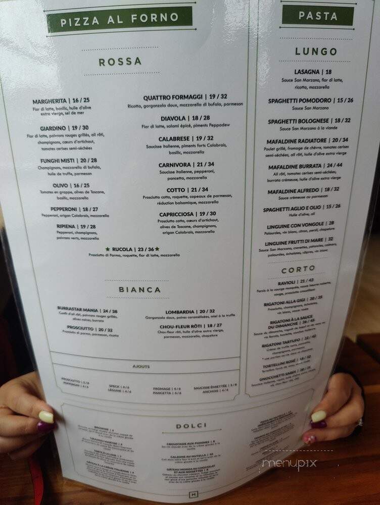 Monza - St-Bruno-de-Montarville, QC menu_pic