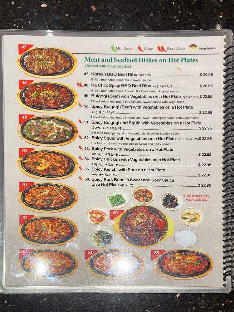Ka Chi - Toronto, ON menu_pic