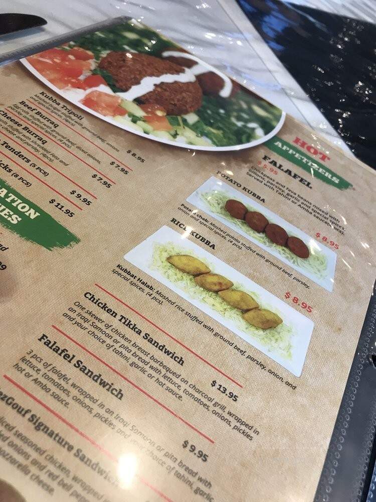 MezGouf Middle Eastern Cusine - Etobicoke, ON menu_pic
