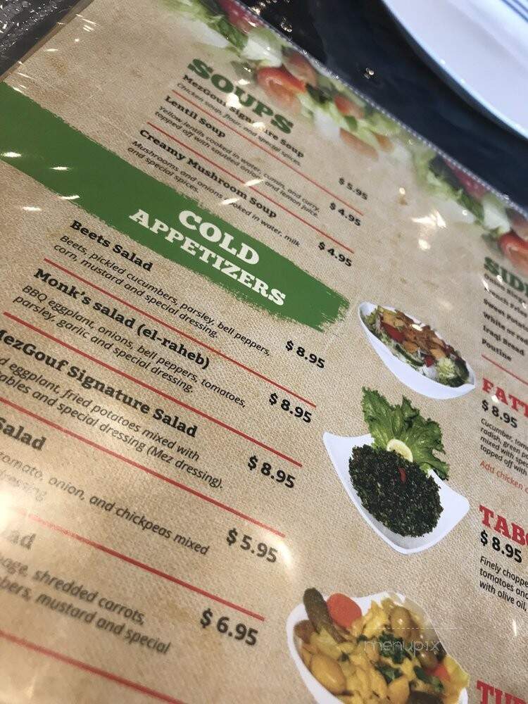 MezGouf Middle Eastern Cusine - Etobicoke, ON menu_pic