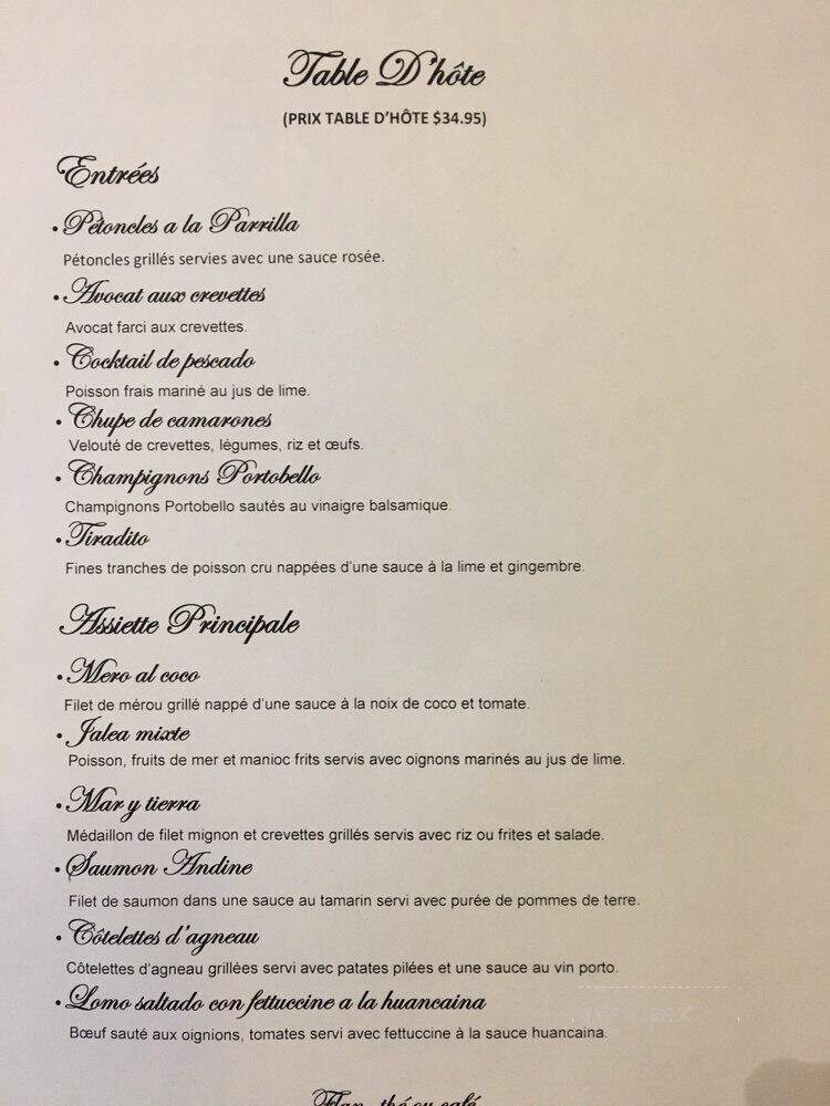 Pat'e Palo - Montreal, QC menu_pic