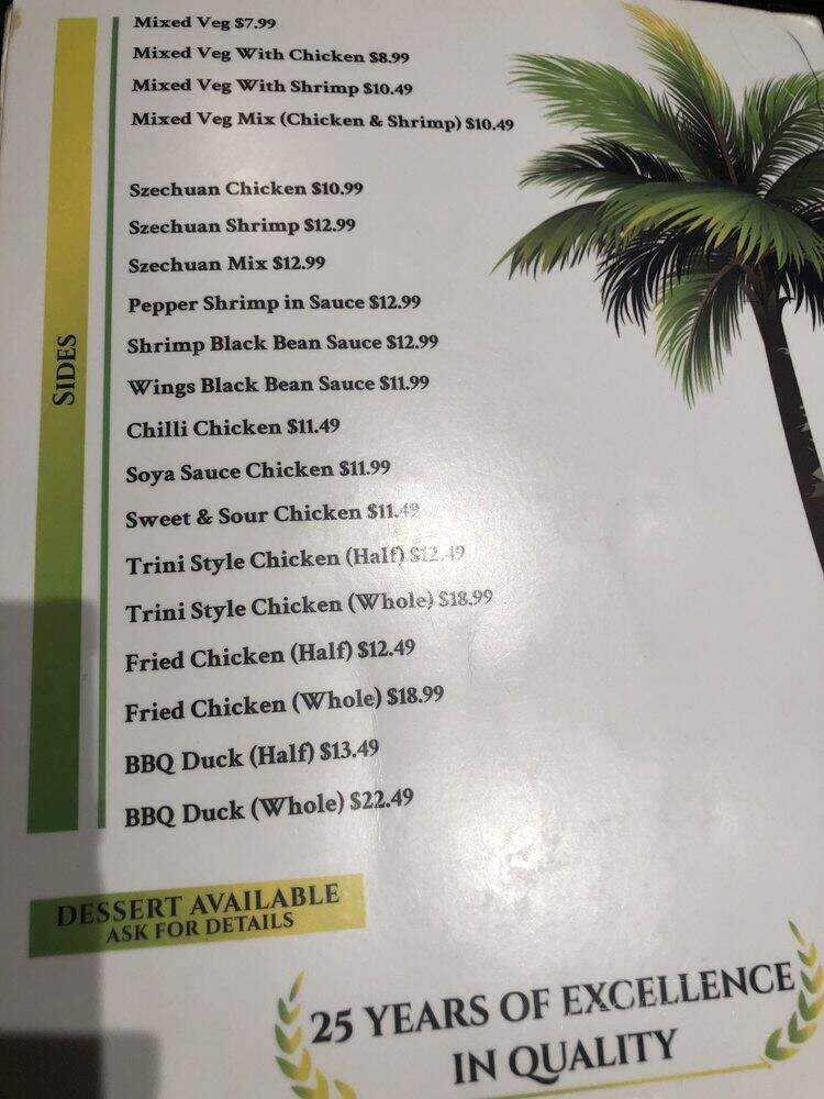 Drupati's Roti & Doubles - Toronto, ON menu_pic