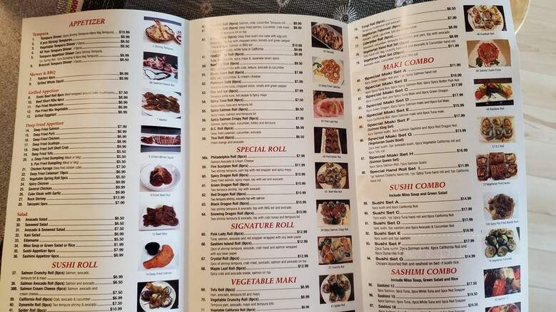 Sashimi Island - Toronto, ON menu_pic