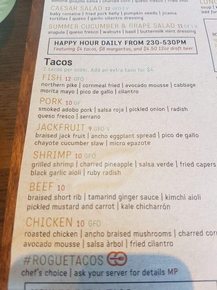 Picaro - Saskatoon, SK menu_pic