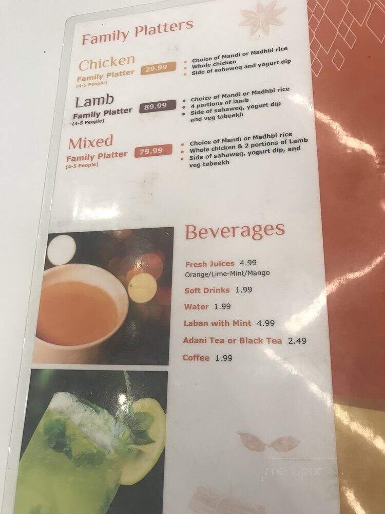 Mandillicious - Mississauga, ON menu_pic