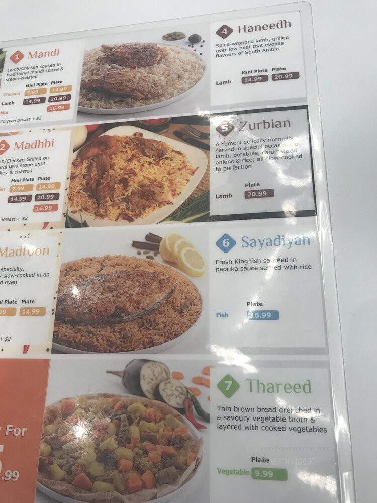 Mandillicious - Mississauga, ON menu_pic