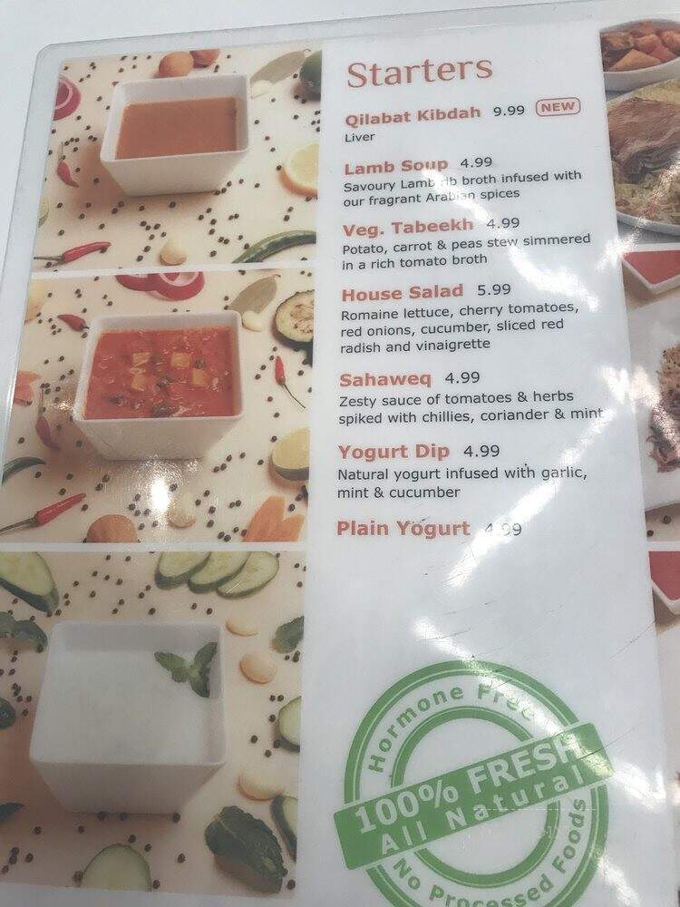 Mandillicious - Mississauga, ON menu_pic