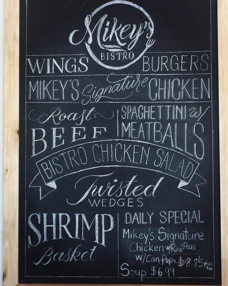 Mikey's Bistro - Brampton, ON menu_pic