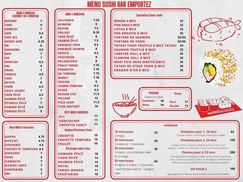 Caviar Sushi - Bois-des-Filion, QC menu_pic