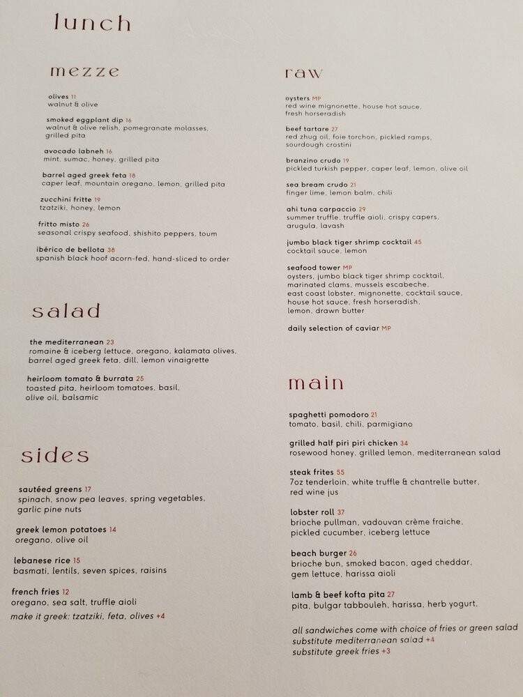 The Breakfast Club - Toronto, ON menu_pic