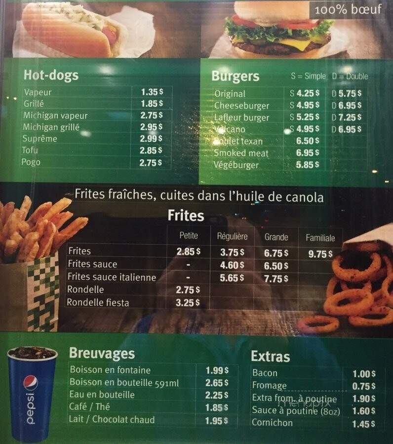 R Lafleur - Lachine, QC menu_pic