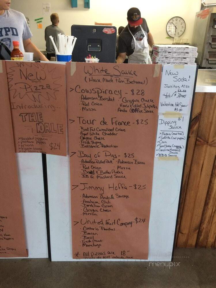 Conspiracy Pizza - Toronto, ON menu_pic