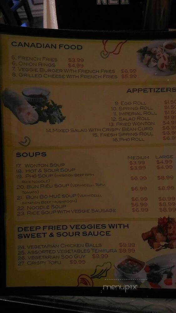 Veggie Vietnam - Dieppe, NB menu_pic