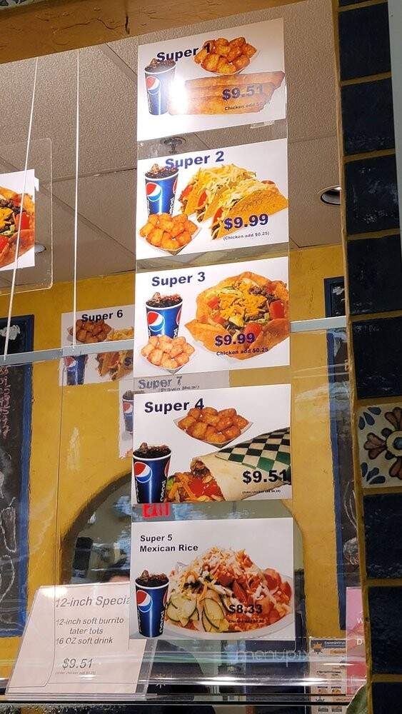 Taco Luis - Richmond, BC menu_pic