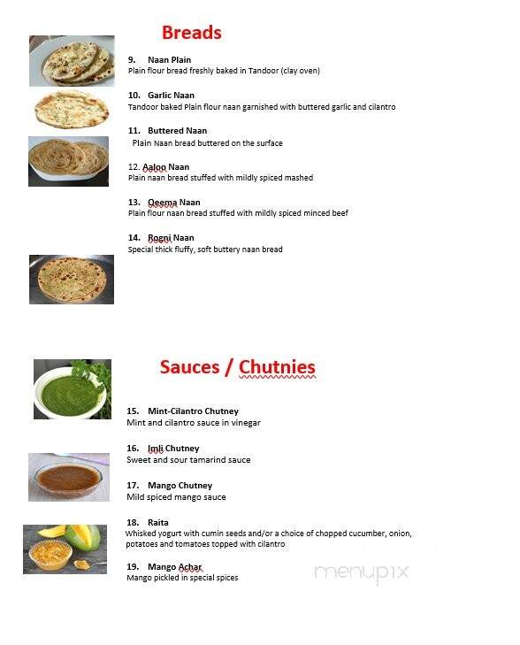 Mogul Restaurant - Conception Bay South, NL menu_pic