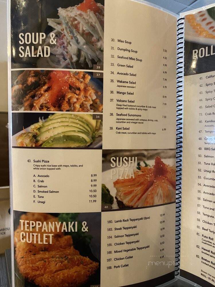 Azumi Sushi - Scarborough, ON menu_pic