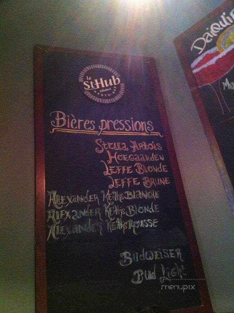 Rotisserie St-Hubert - Montreal, QC menu_pic