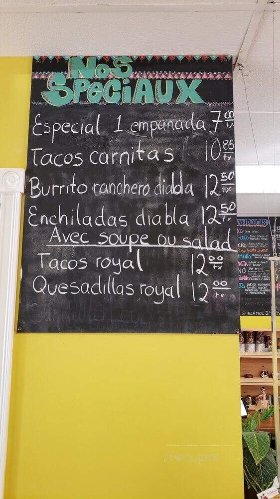 La Chilenita - Montreal, QC menu_pic