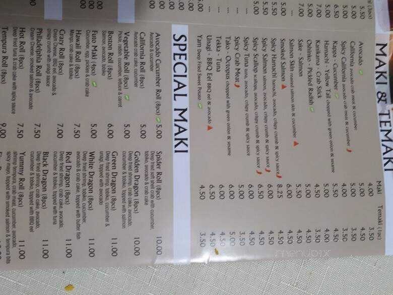 Big Tuna Asian Cuisine - Saint Catharines, ON menu_pic