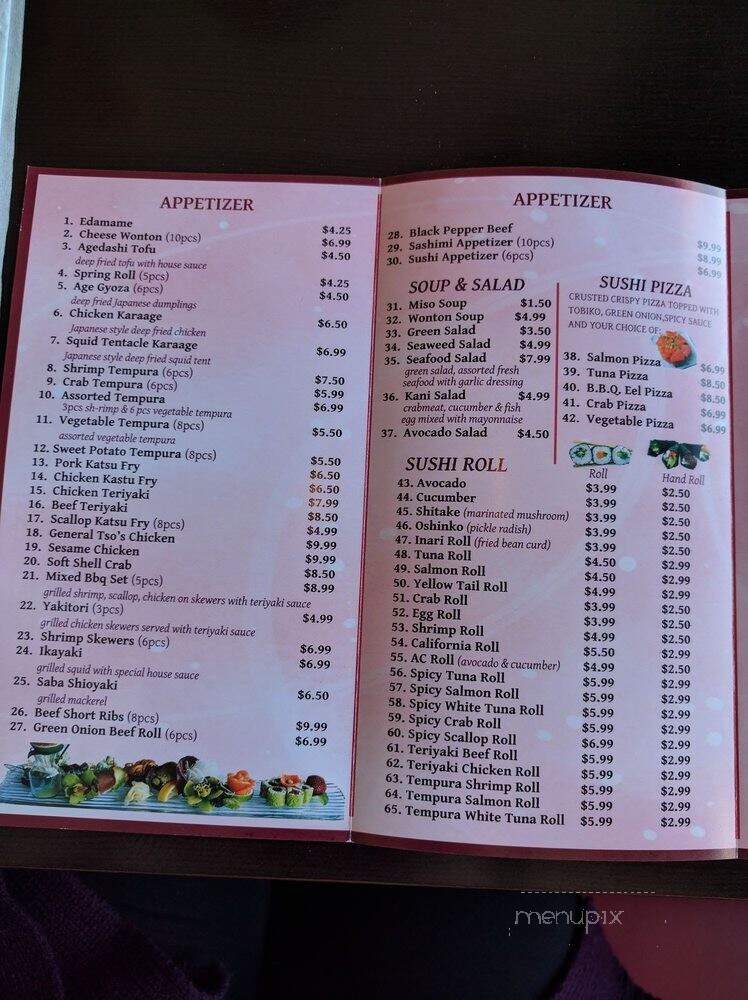 Sushi T & T - Ajax, ON menu_pic
