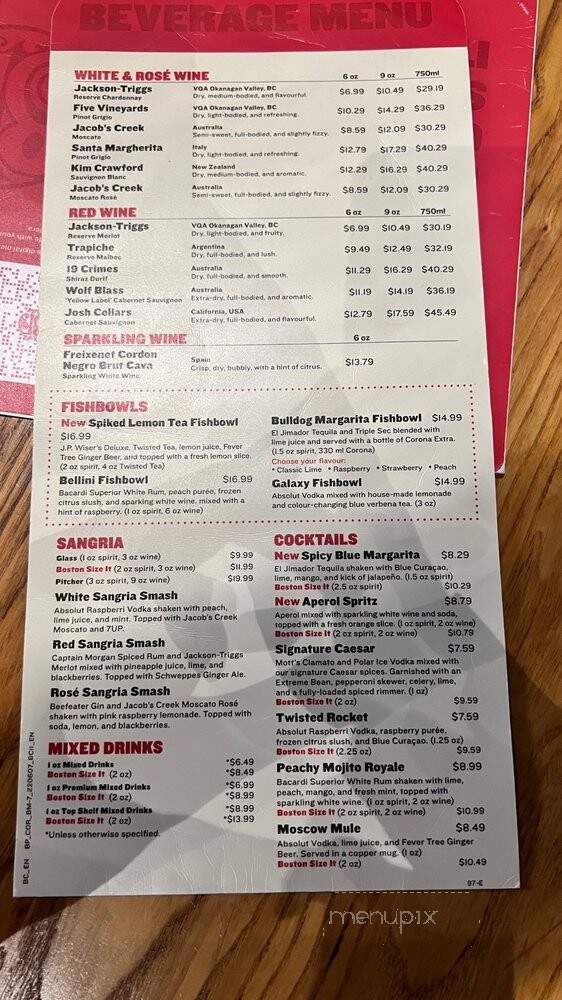 Boston Pizza - Vancouver, BC