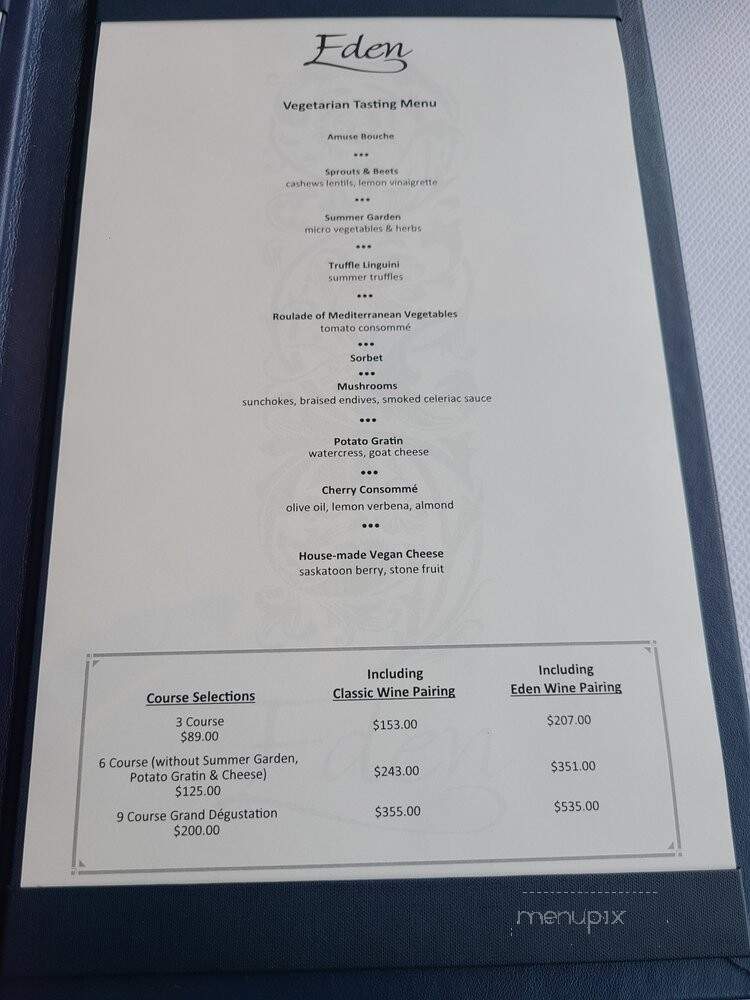 Eden - Banff, AB menu_pic