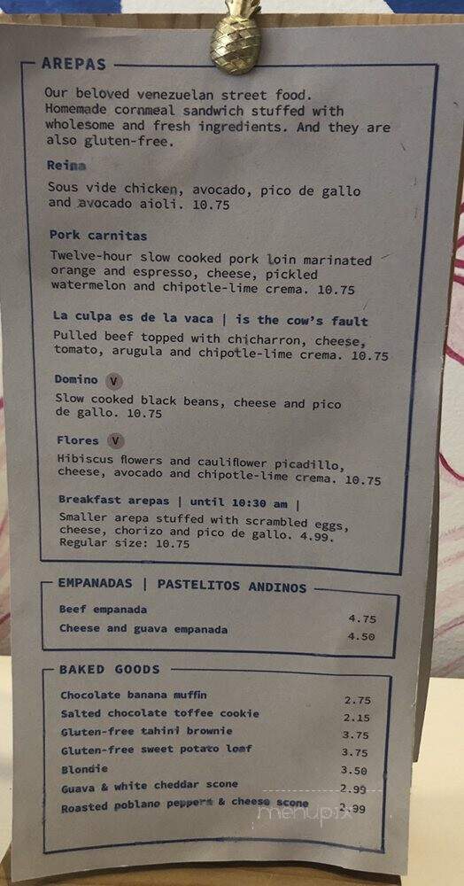 Pomarosa Coffee Shop & Kitchen - Toronto, ON menu_pic