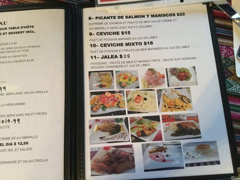 Chez Cesar - Longueuil, QC menu_pic