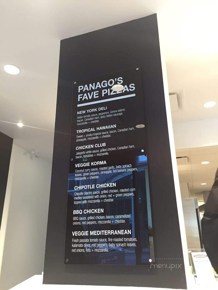 Panago Pizza - Toronto, ON menu_pic