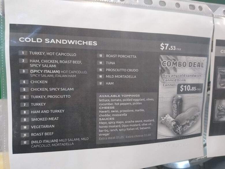 Subito Sandwich - Ottawa, ON