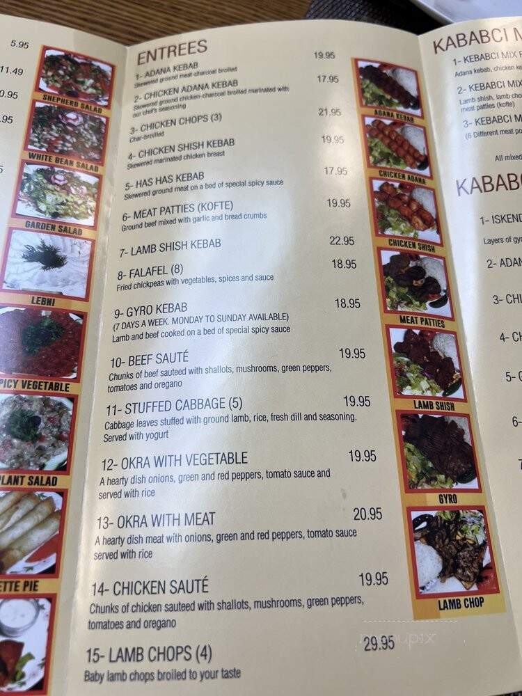 The Kebabci West - Westwood, NJ menu_pic