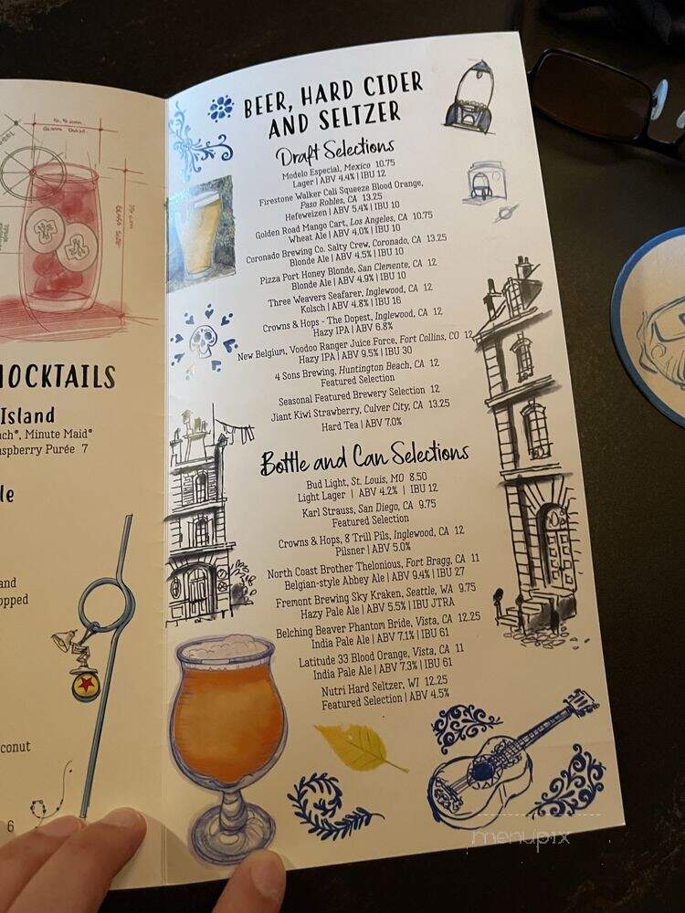 Lamplight Lounge - Anaheim, CA menu_pic
