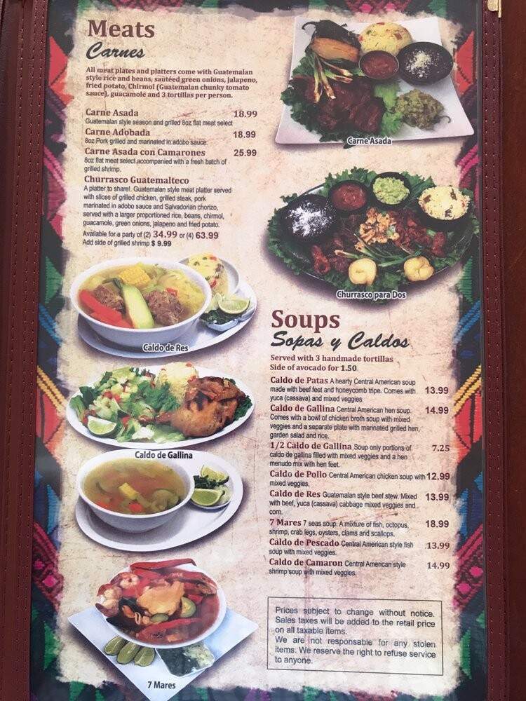 La Esperanza Restaurant - Long Beach, CA menu_pic